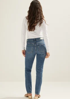Best Cotton Club Basic top met lange mouwen wit