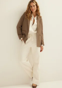 Best Cotton Club Blazer comfy taupe