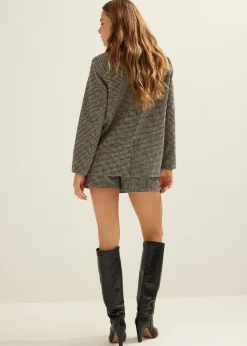 Online Cotton Club Blazer geruit patroon zwart