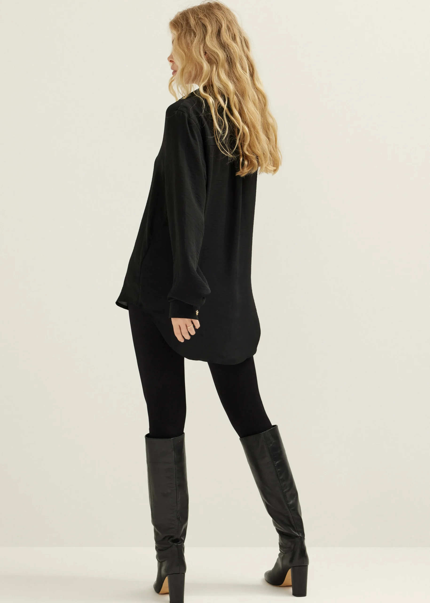 Best Cotton Club Blouse bowie zwart
