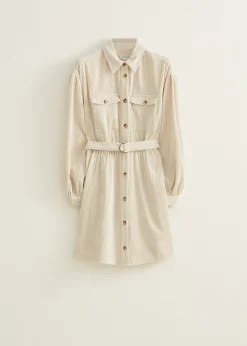 Best Cotton Club Blouse jurk van corduroy kit