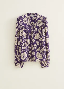 Best Cotton Club Blouse met print lichtzand