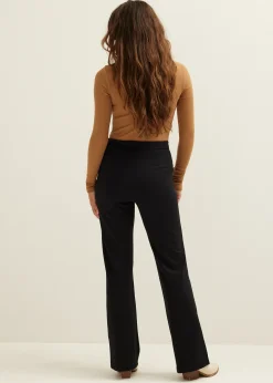 Fashion Cotton Club Bootcut pantalon zwart