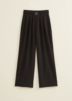 Sale Cotton Club Broek met ceintuur zwart