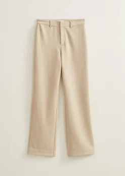 Best Cotton Club Broek van suedine zand