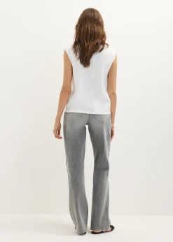 Outlet Cotton Club Charlie wide leg jeans grijs,usedlight