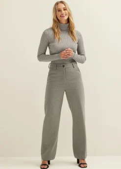 Hot Cotton Club Coltrui met lurex grijsgemêleerd