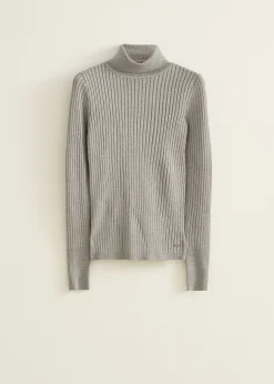 Hot Cotton Club Coltrui met lurex grijsgemêleerd