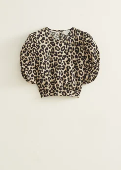 Sale Cotton Club Crop top met print meerkleurig