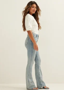 Discount Cotton Club Flared jeans coco dustyblue