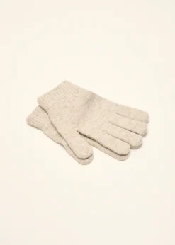 Sale Cotton Club Gebreide handschoenen zandgem&ecirc;leerd