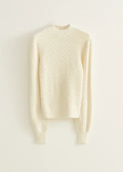 Sale Cotton Club Gebreide trui ajour ecru
