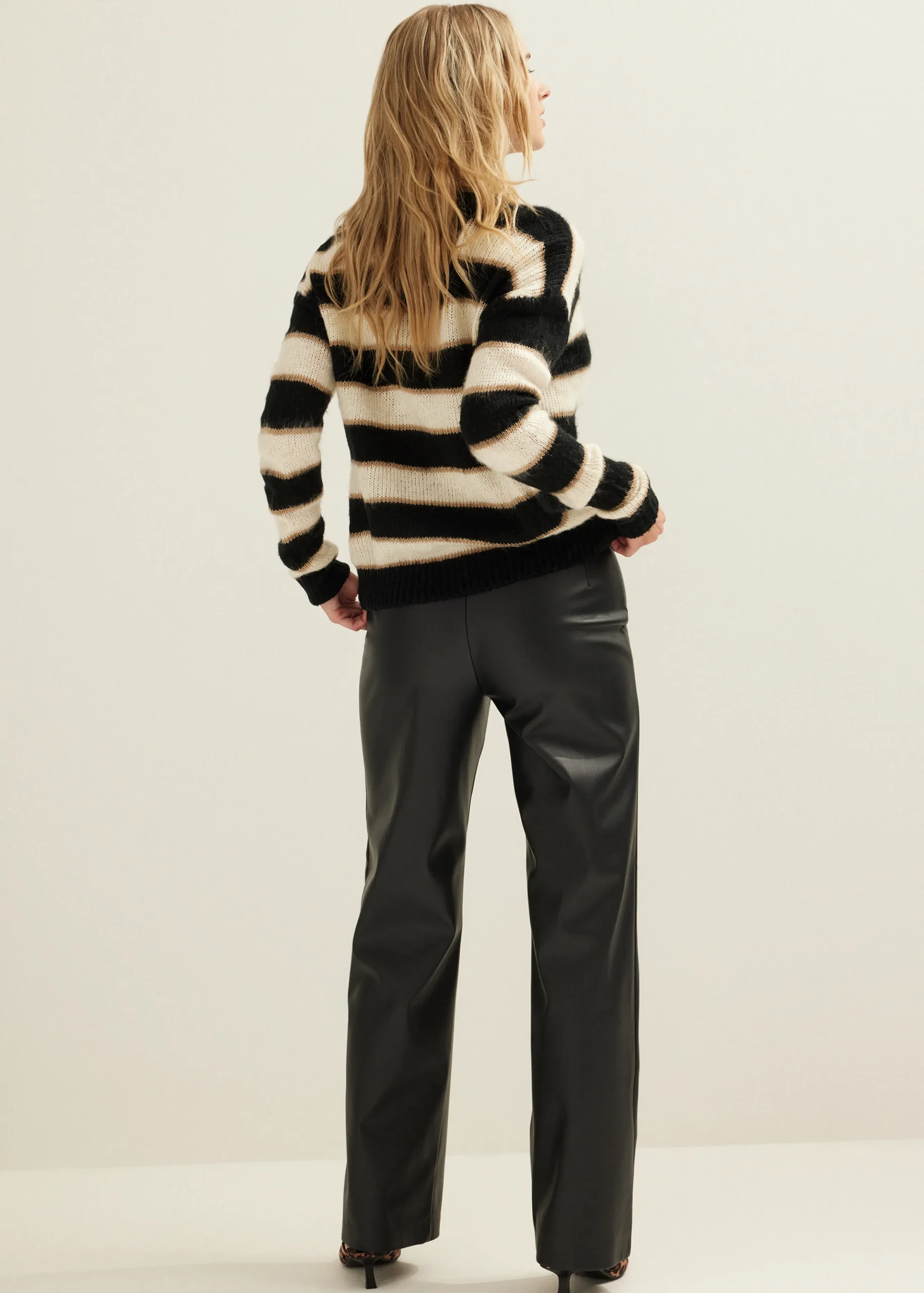 Online Cotton Club Gestreepte trui meerkleurig