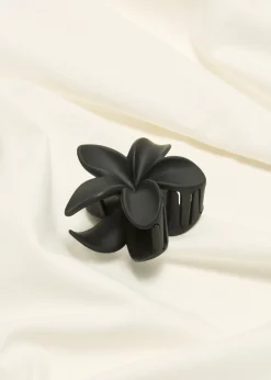 Hot Cotton Club Haarclip bloem zwart