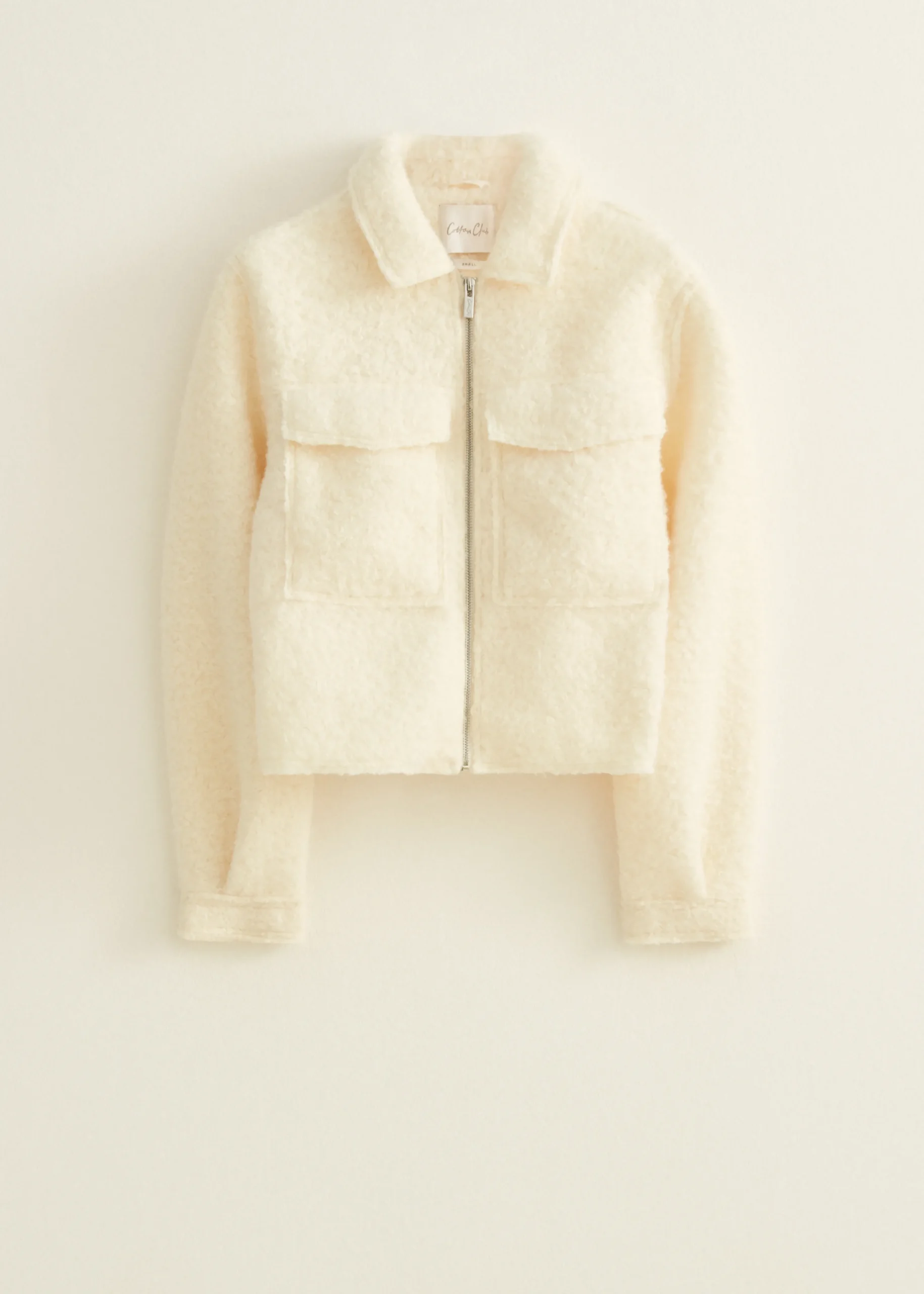Fashion Cotton Club Jack met textuur ecru