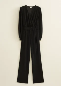 Online Cotton Club Jumpsuit met glitter zwart