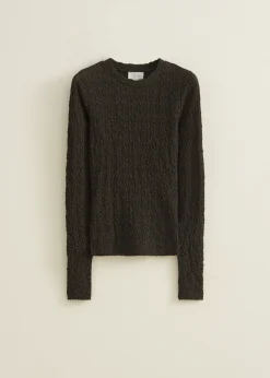 Clearance Cotton Club Kanten top donkergroen