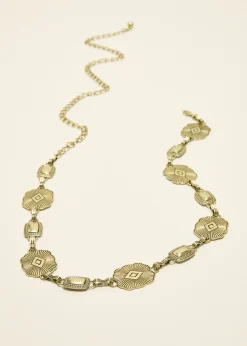 Outlet Cotton Club Ketting riem western goud