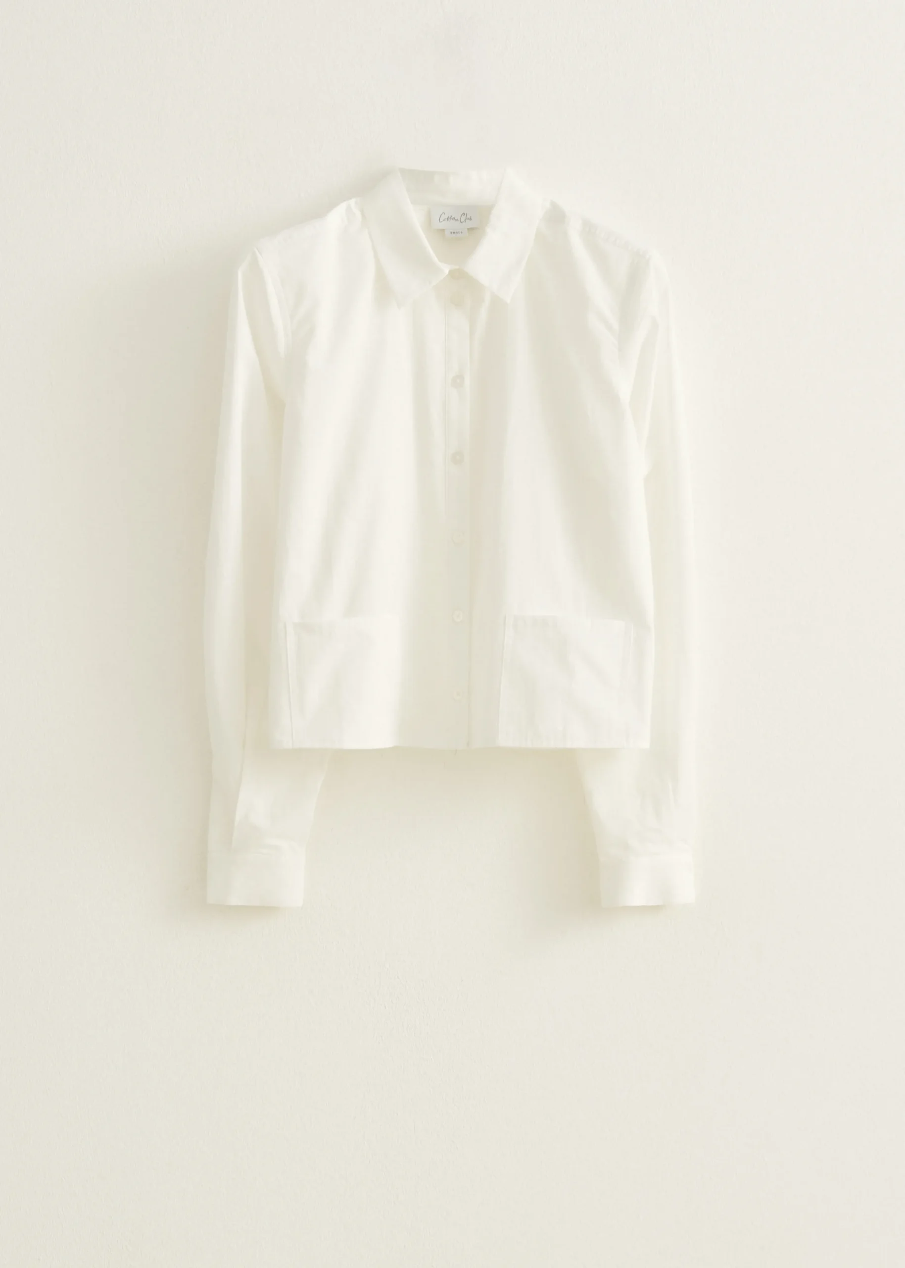 Sale Cotton Club Korte blouse poplin wit,off-white