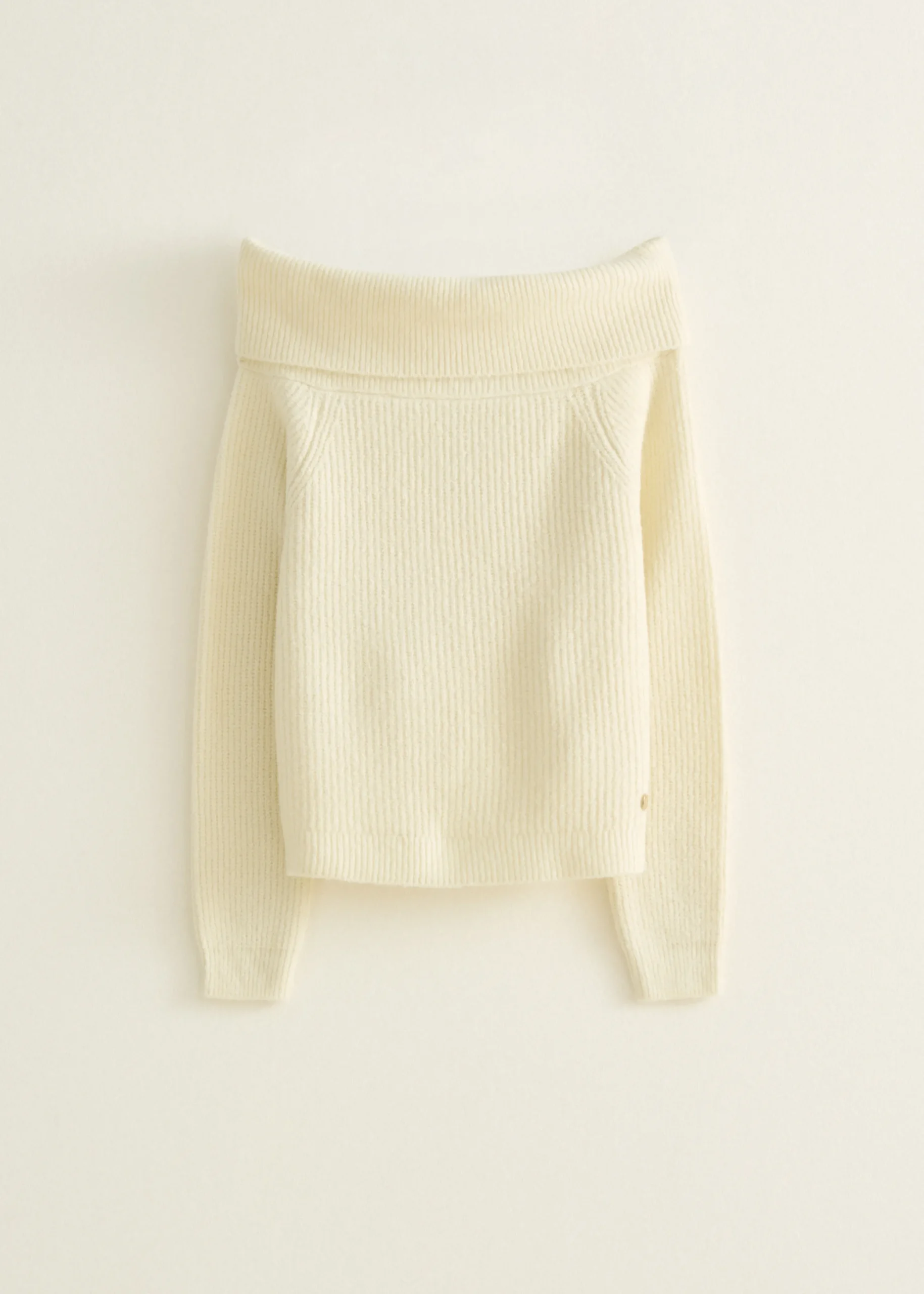 Sale Cotton Club Off-shoulder trui ecru
