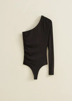 New Cotton Club One-shoulder body zwart