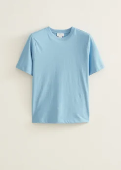 New Cotton Club Oversized t-shirt Hemelsblauw