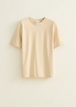 Sale Cotton Club Oversized t-shirt lichtzand