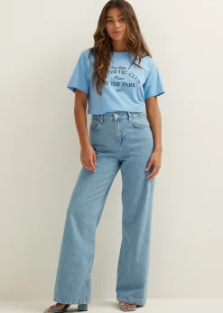 Best Cotton Club Oversized t-shirt aesthetic Hemelsblauw
