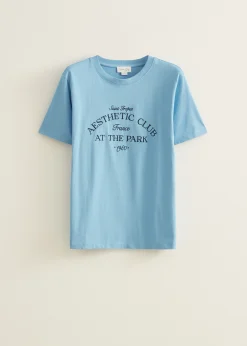 Best Cotton Club Oversized t-shirt aesthetic Hemelsblauw