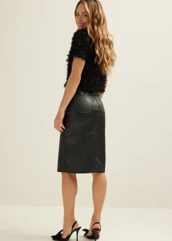 Hot Cotton Club Pailletten top zwart