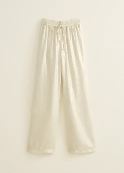 Clearance Cotton Club Palazzo broek champagne