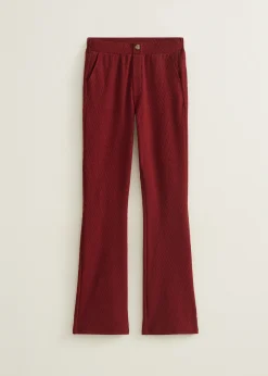 Best Cotton Club Pantalon jacquard bordeaux