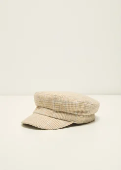 Outlet Cotton Club Pet met geruite print zand