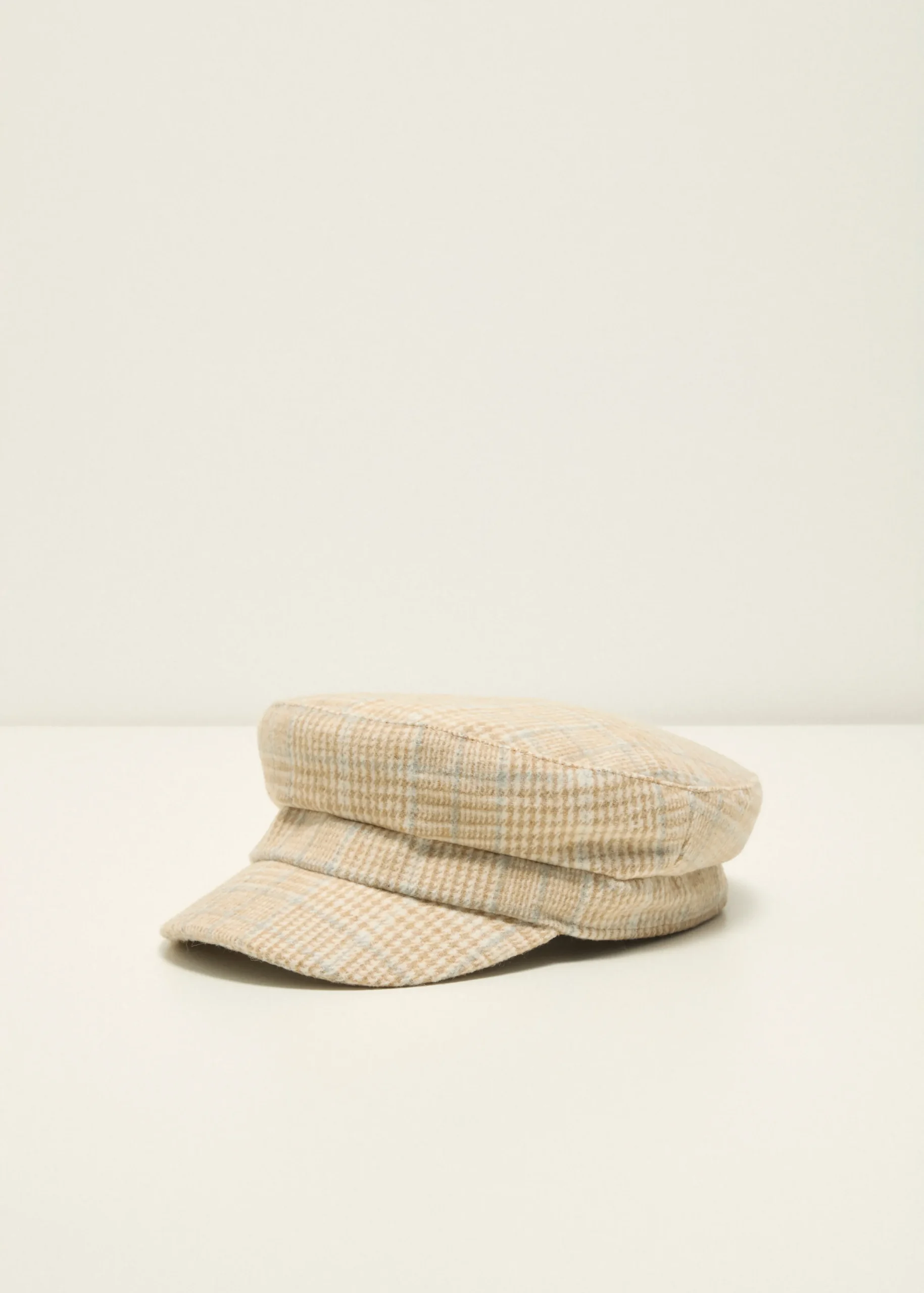 Outlet Cotton Club Pet met geruite print zand
