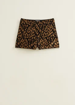 New Cotton Club Short met pailletten meerkleurig