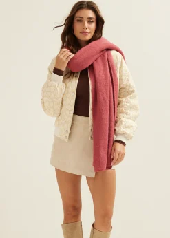 Online Cotton Club Sjaal basic mauve