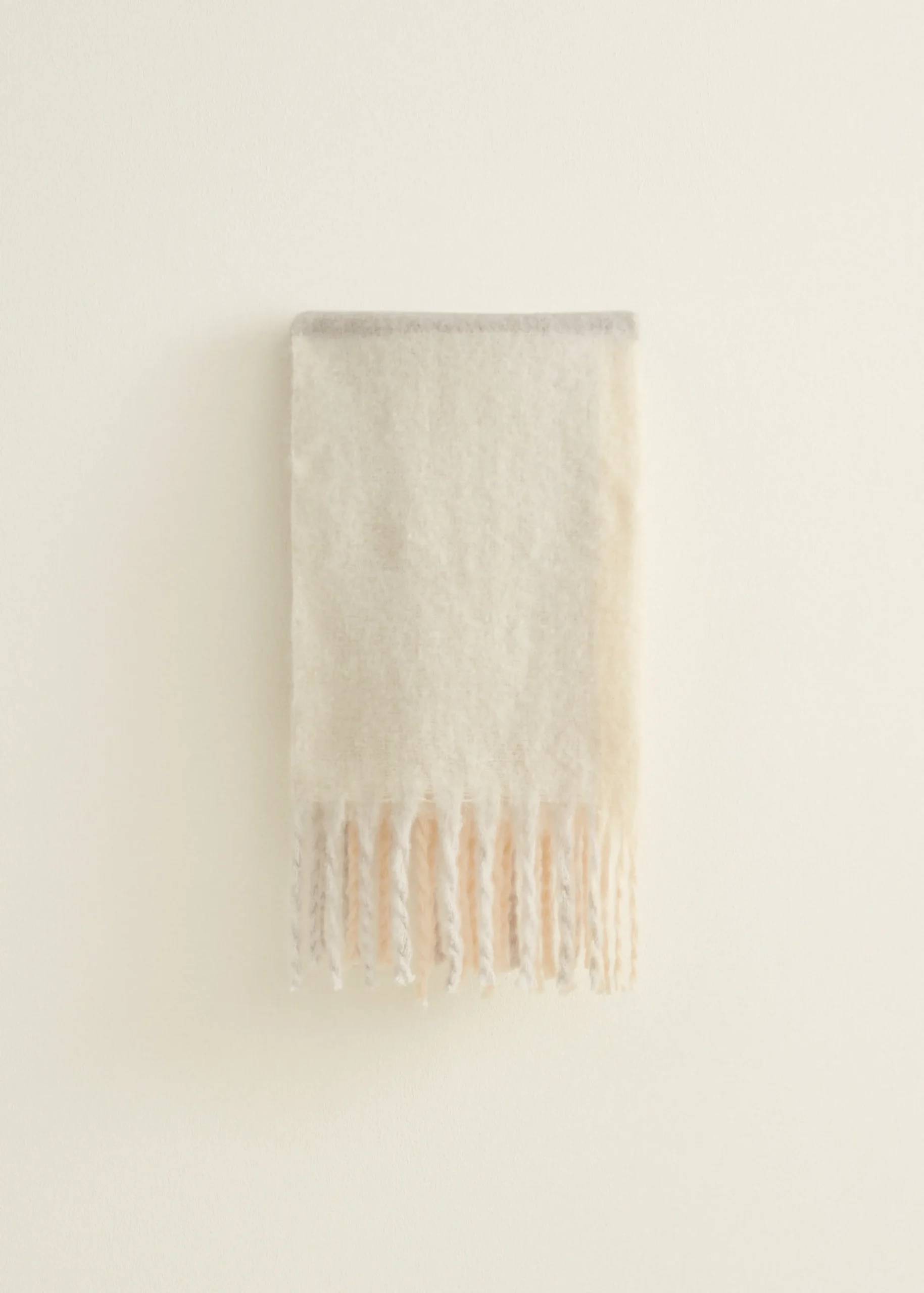 New Cotton Club Sjaal met franjes grijs,wolk