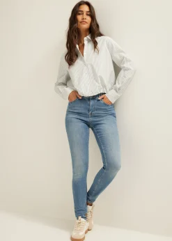 Fashion Cotton Club Skinny jeans chloe blauw,usedmiddle