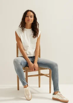 Hot Cotton Club Skinny jeans chloe blauwgrijs