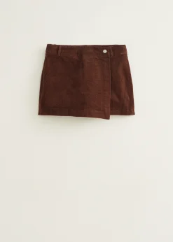New Cotton Club Skort corduroy choco