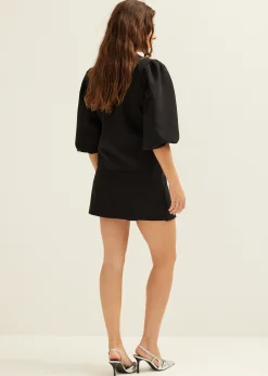 Outlet Cotton Club Skort met riempje zwart