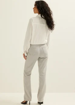 New Cotton Club Straight jeans claire blauw,ijs