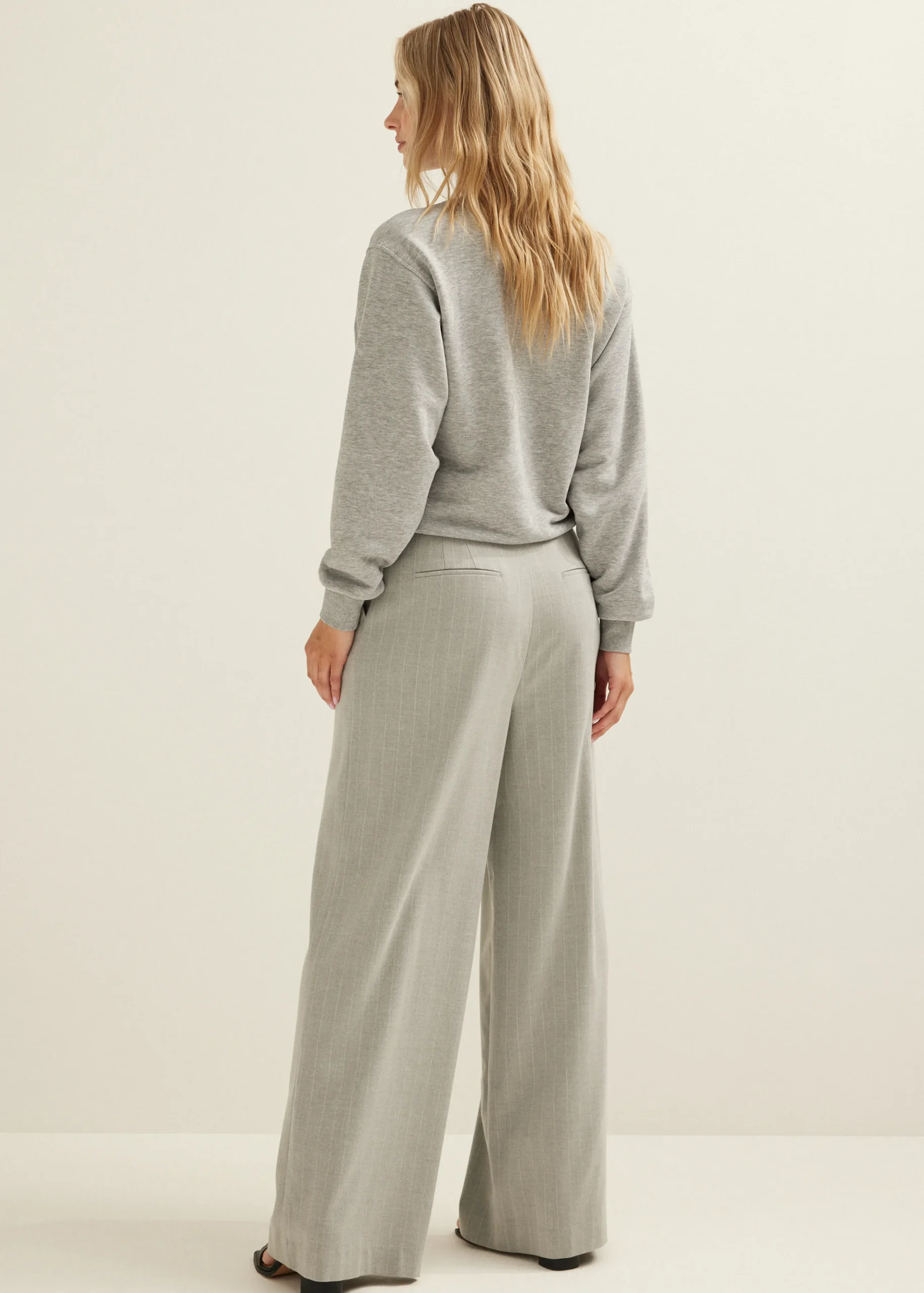 Hot Cotton Club Sweater club l'amour grijsgemêleerd