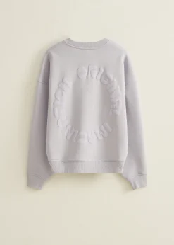 Discount Cotton Club Sweater met backprint lavendel,licht