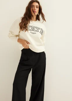 Hot Cotton Club Sweater university ecru
