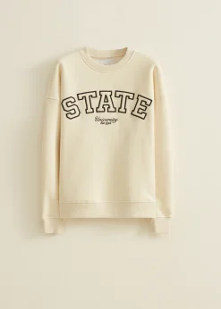 Hot Cotton Club Sweater university ecru