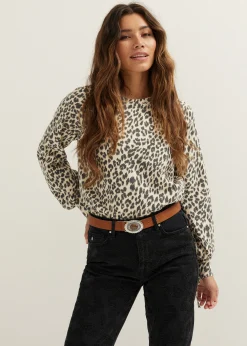 Sale Cotton Club Top met print meerkleurig