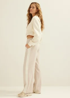 New Cotton Club Track pants balance zand