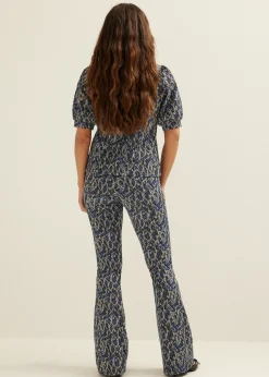 Best Cotton Club T-shirt met all-over print meerkleurig