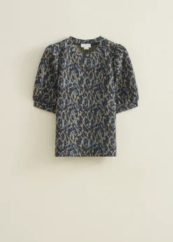 Best Cotton Club T-shirt met all-over print meerkleurig